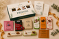 Luxury Moodbox gift box with Belgian chocolates, gourmet treats and personalized message card