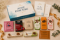 Luxury Moodbox gift box with Belgian chocolates, gourmet treats and personalized message card