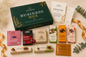 Luxury Moodbox gift box with Belgian chocolates, gourmet treats and personalized message card